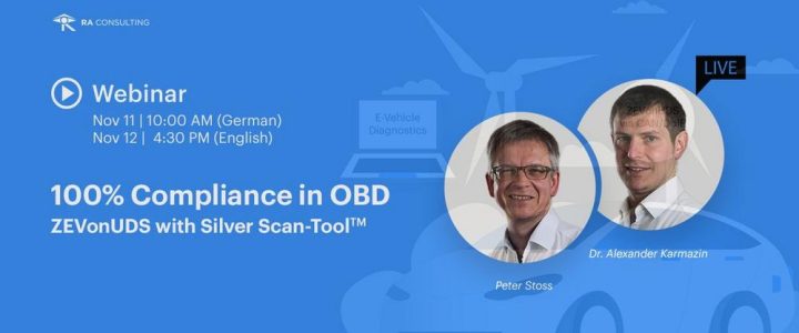 Webinar „100% Compliance für OBD – ZEVonUDS mit dem Silver Scan-Tool“ (Webinar | Online)