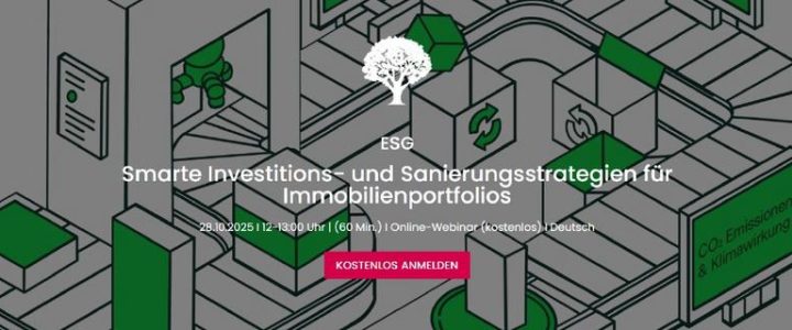Smarte Investitions- und Sanierungsstrategien für Immobilienportfolios (Webinar | Online)