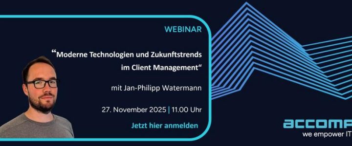Moderne Technologien und Zukunftstrends im Client Management (Webinar | Online) Moderne Technologien und Zukunftstrends im Client Management (Webinar | Online)