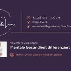 MOOVE Reflect & Learn: Mentale Gesundheit differenziert denken (Webinar | Online)