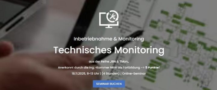 Technisches Monitoring (Seminar | Online) Technisches Monitoring (Seminar | Online)