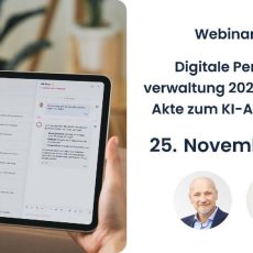 Webinar: Digitale Personalverwaltung 2026 – Von der Akte zum KI-Assistenten (Webinar | Online)