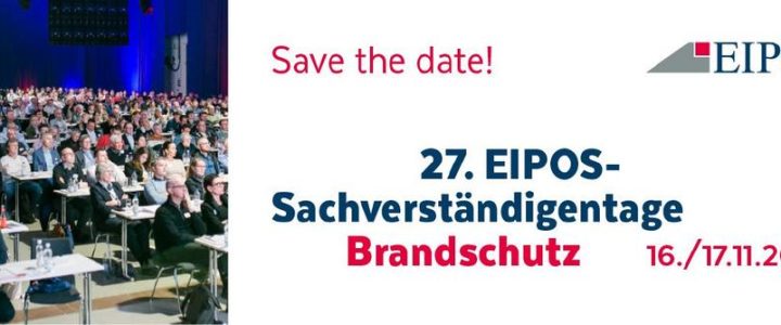 27. EIPOS-Sachverständigentage Brandschutz (Konferenz | Dresden)