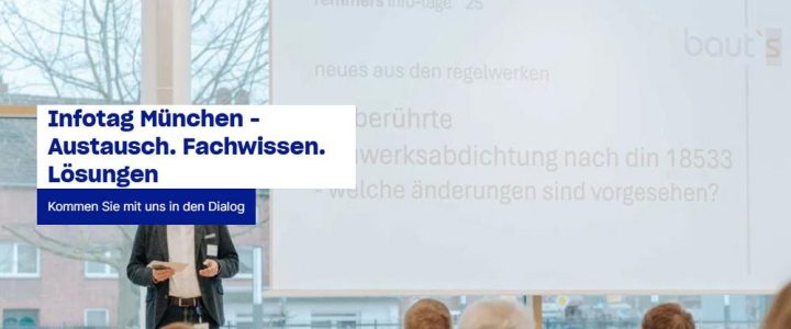 Infotag München – Austausch. Fachwissen. Lösungen (Seminar | München)