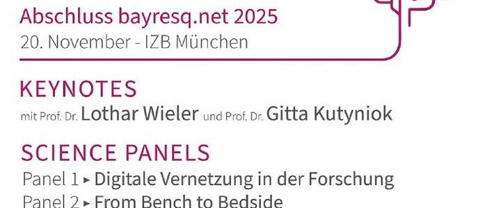 bayresq.net – Abschluss & Science Panel Event am 20. November! (Kongress | Planegg) bayresq.net – Abschluss & Science Panel Event am 20. November! (Kongress | Planegg)