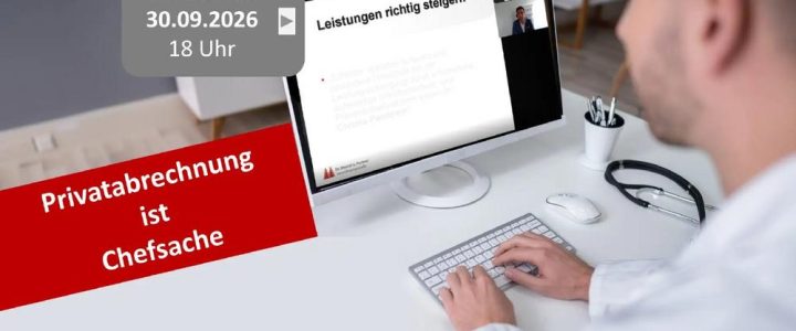 Privatabrechnung ist Chefsache (Webinar | Online)