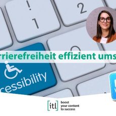 Barrierefreiheit effizient umsetzen (Webinar | Online) Barrierefreiheit effizient umsetzen (Webinar | Online)