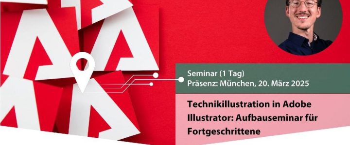 Technikillustration in Adobe Illustrator: Aufbauseminar für Fortgeschrittene (Workshop | Online) Technikillustration in Adobe Illustrator: Aufbauseminar für Fortgeschrittene (Workshop | Online)