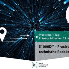 S1000D™ – Praxistag für technische Redakteur:innen (1 Tag) (Seminar | München)