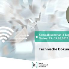 Das Kompaktseminar Technische Dokumentation (Webinar | Online)