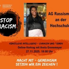 Online-Vortrag „Künstliche Intelligenz – Chancen und Ismen“ (Vortrag | Online) Online-Vortrag „Künstliche Intelligenz – Chancen und Ismen“ (Vortrag | Online)