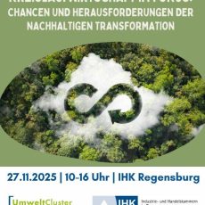 Kreislaufwirtschaft im Fokus: Chancen und Herausforderungen der nachhaltigen Transformation (Workshop | Regensburg) Kreislaufwirtschaft im Fokus: Chancen und Herausforderungen der nachhaltigen Transformation (Workshop | Regensburg)