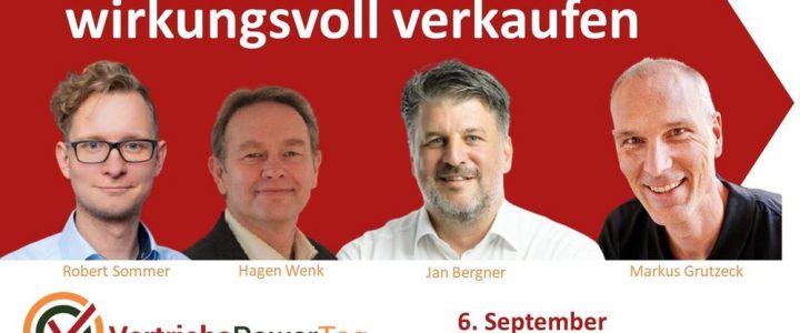 VertriebsPowerTag – wirkungsvoll verkaufen (Webinar | Online) VertriebsPowerTag – wirkungsvoll verkaufen (Webinar | Online)