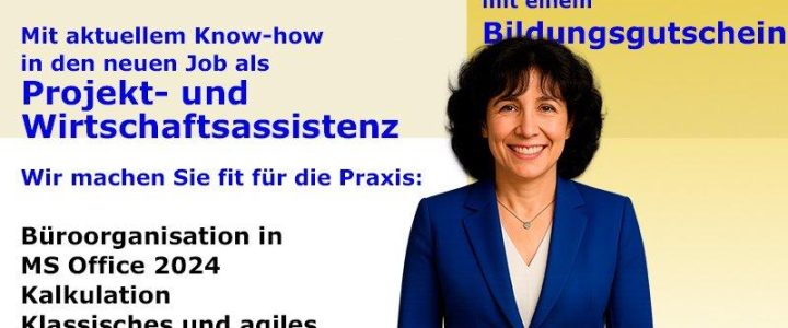 Projekt- und Wirtschaftsassistenz: Mit aktuellem Know-how zur neuen Stelle (Schulung | Berlin) Projekt- und Wirtschaftsassistenz: Mit aktuellem Know-how zur neuen Stelle (Schulung | Berlin)