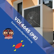 Planung von Wärmepumpen – Sachverständigenschulung nach VDI 4645 (PE) (Webinar | Online)