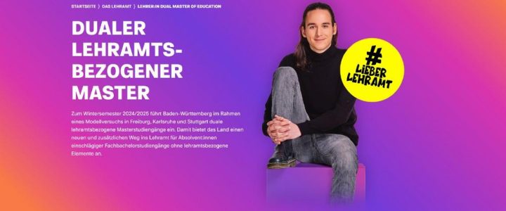 Dein Weg zum Dualen Lehramtsmaster: Infoveranstaltung für Studieninteressierte (Sonstiges | Online) Dein Weg zum Dualen Lehramtsmaster: Infoveranstaltung für Studieninteressierte (Sonstiges | Online)