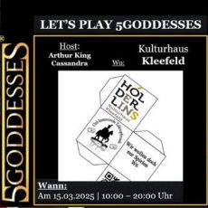 5 Goddesses beim „Wir wollen doch nur spielen Vol. 6“ im Kulturhaus Kleefeld am 15.03.2025 (Unterhaltung / Freizeit | Hannover)