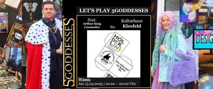 5 Goddesses beim „Wir wollen doch nur spielen Vol. 6“ im Kulturhaus Kleefeld am 15.03.2025 (Unterhaltung / Freizeit | Hannover) 5 Goddesses beim „Wir wollen doch nur spielen Vol. 6“ im Kulturhaus Kleefeld am 15.03.2025 (Unterhaltung / Freizeit | Hannover)