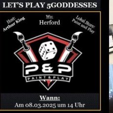 Cardgame 5Goddesses mit Designsie bei Paint and Play in Herford am 08.03.2025 (Unterhaltung / Freizeit | Herford) Cardgame 5Goddesses mit Designsie bei Paint and Play in Herford am 08.03.2025 (Unterhaltung / Freizeit | Herford)