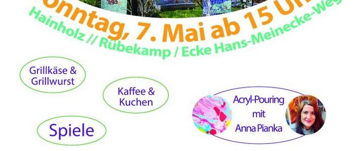 Acrylic Pouring Workshop mit Künstlerin Anna Pianka von Designsie beim Auftaktfest im Teegarten (Workshop | Hannover) Acrylic Pouring Workshop mit Künstlerin Anna Pianka von Designsie beim Auftaktfest im Teegarten (Workshop | Hannover)