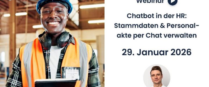Webinar – Chatbots in der HR: Stammdaten & Personalakte per Chat verwalten (Webinar | Online)