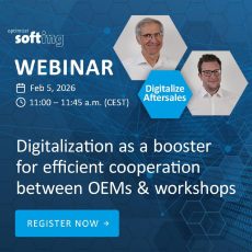 Digitalization as a booster for an efficient cooperation between OEMs and workshops (Webinar | Online)