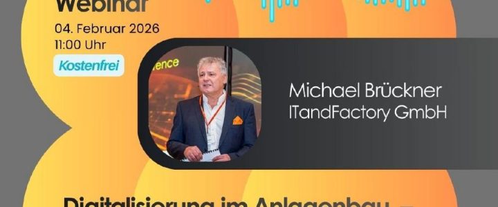 Digitalisierung im Anlagenbau – Hype oder echter Mehrwert? (Webinar | Online)