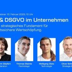 KI & DSGVO im Unternehmen: Strategischer Wettbewerbsvorteil statt Compliance-Falle (Webinar | Online)