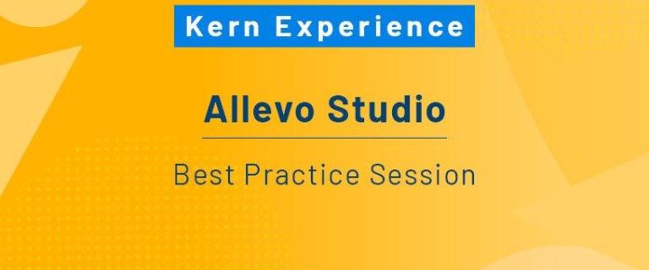 Allevo Studio – Best Practice Session (Webinar | Online)