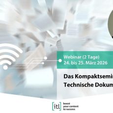 Das Kompaktseminar Technische Dokumentation (Webinar | Online)