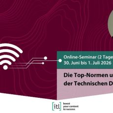 Die Top-Normen und ‑Richtlinien der Technischen Dokumentation (Webinar | Online)