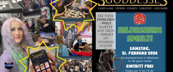 5Goddesses feiert Premiere des Season-Decks „Zwischenwelt“ auf “Hildesheim spielt” am 21.02.2026 und (Unterhaltung / Freizeit | Hildesheim) 5Goddesses feiert Premiere des Season-Decks „Zwischenwelt“ auf “Hildesheim spielt” am 21.02.2026 und (Unterhaltung / Freizeit | Hildesheim)