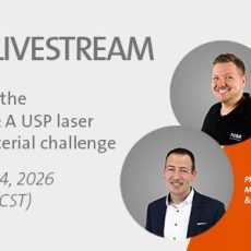 Live-Demo: One Ultrashort Pulse Laser for Every Material Challenge (Webinar | Online)