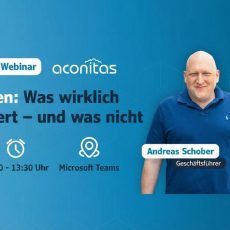 KI-Agenten im Unternehmenseinsatz: aconitas lädt zum Reality-Check für Entscheider (Webinar | Online)