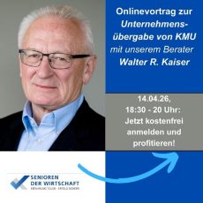 Online-Impuls: Systematisch übergeben  – Firmenübergabe für KMU (Webinar | Online)