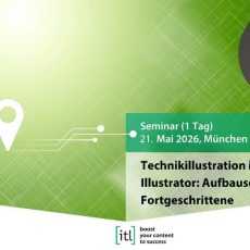 Technikillustration in Adobe Illustrator: Aufbauseminar für Fortgeschrittene (Seminar | München)