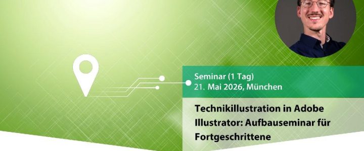 Technikillustration in Adobe Illustrator: Aufbauseminar für Fortgeschrittene (Seminar | München)