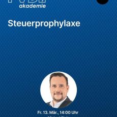 Steuerprophylaxe (Webinar | Online)