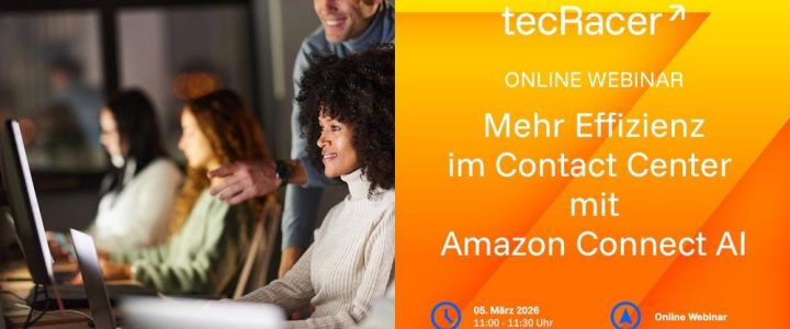 Verbessern Sie mit Amazon Connect AI Agents sowohl Customer- als auch Agent-Experience (Webinar | Online)
