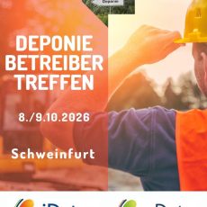 Deponiebetreibertreffen 2026 (Vortrag | Schweinfurt)