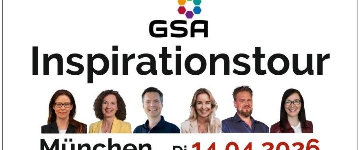 GSA-Inspirationstour – 6 Redner:innen je 10 Min. – München (Vortrag | München)