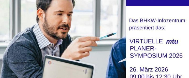 Virtuelles mtu Planer-Symposium (Webinar | Online)