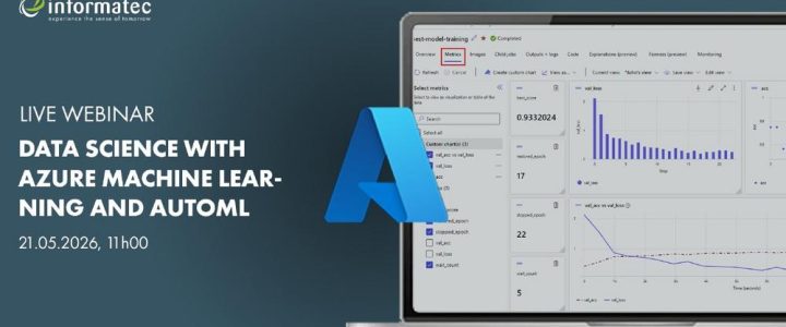 Live-Webinar: Data Science mit Azure Machine Learning und AutoML (Webinar | Online)