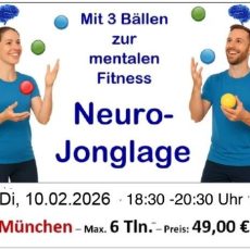 Workshop Neuro-Jonglage – Mit 3 Bällen zur mentalen Fitness (Workshop | München)