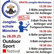 3 Bälle Jonglieren lernen für Anfänger (Workshop | München)