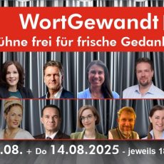 WortGewandt – Bühne frei für frische Gedanken! (Unterhaltung / Freizeit | München) WortGewandt – Bühne frei für frische Gedanken! (Unterhaltung / Freizeit | München)