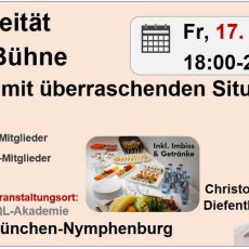 Spontaneität auf der Bühne – Umgehen mit überraschenden Situationen (Workshop | München)
