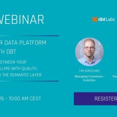 Getting Your Data Platform AI Ready with dbt (Webinar | Online)
