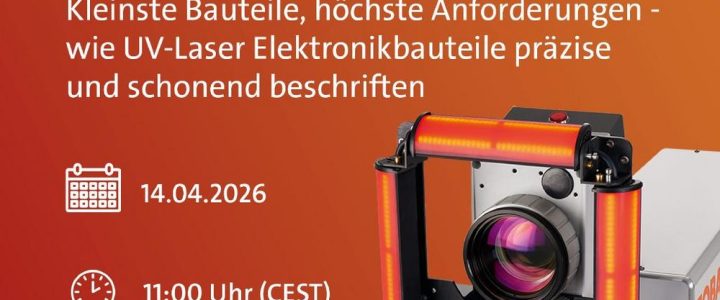 Live Demo: Kleinste Bauteile, höchste Anforderungen (Webinar | Online)