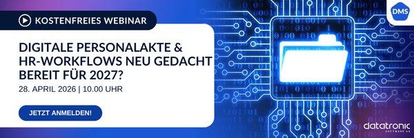 Digitale Personalakte & HR‑Workflows neu gedacht – Bereit für 2027? (Webinar | Online)
